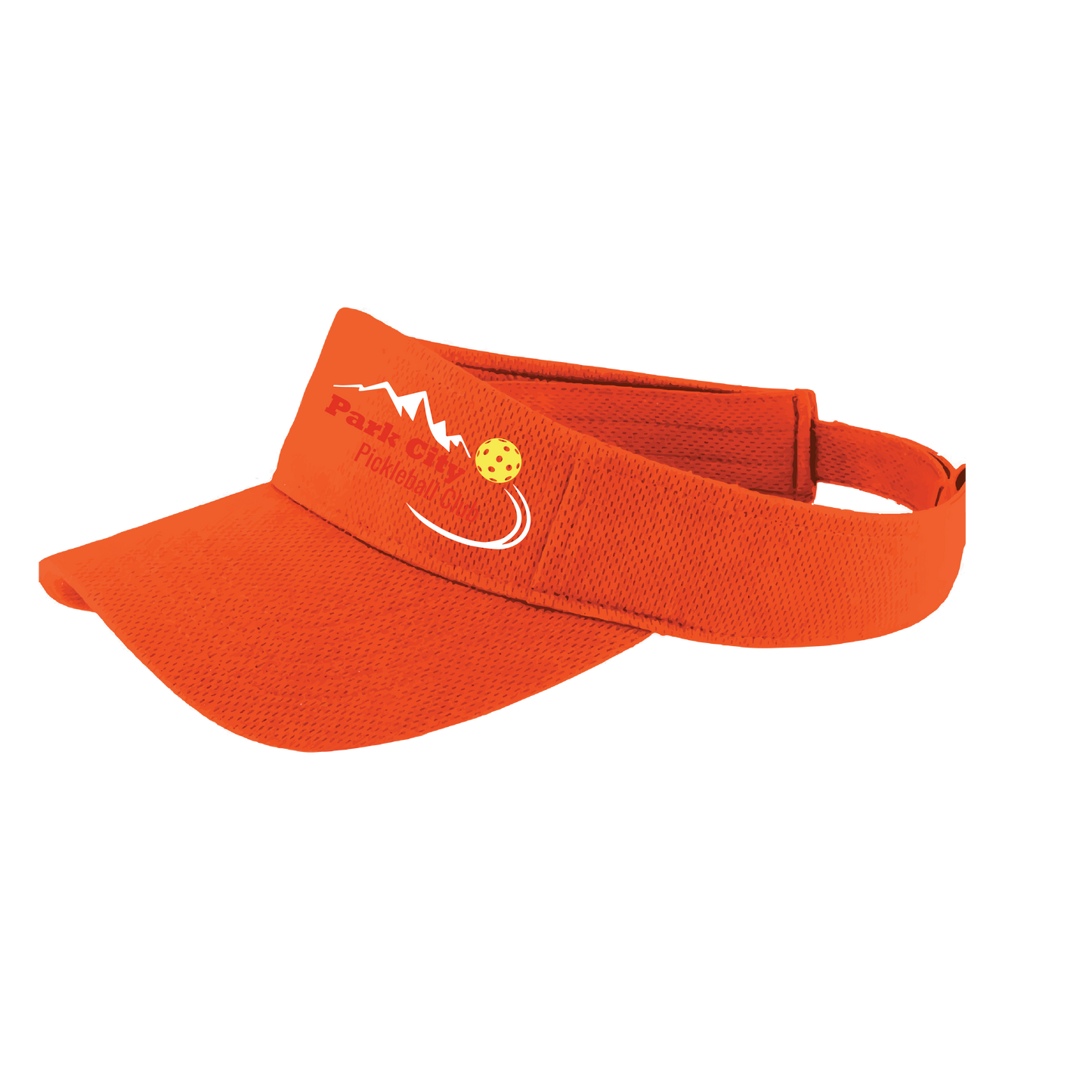 Park City Pickleball Club (Customizable) | Pickleball Visors | Moisture Wicking 100% Polyester