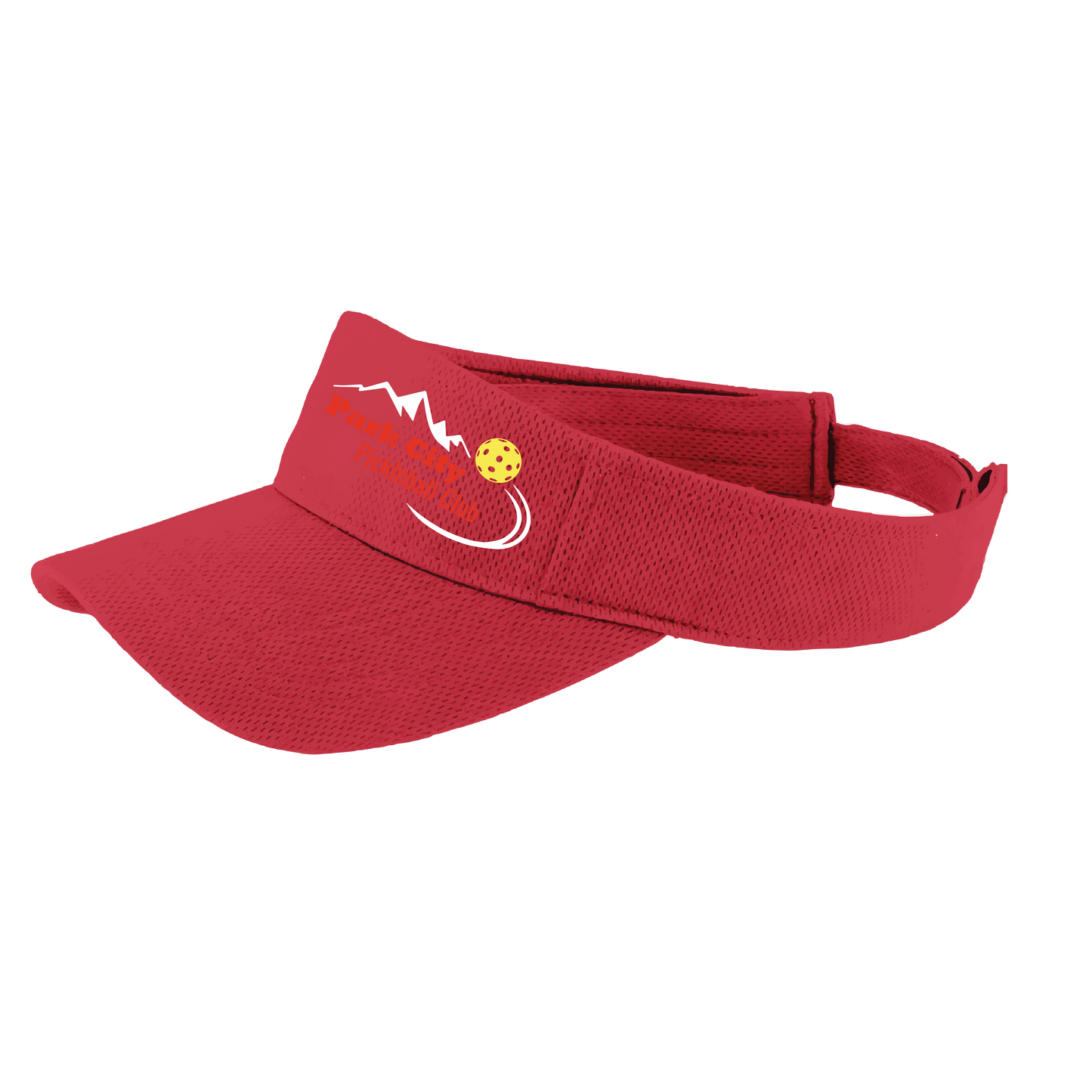 Park City Pickleball Club (Customizable) | Pickleball Visors | Moisture Wicking 100% Polyester