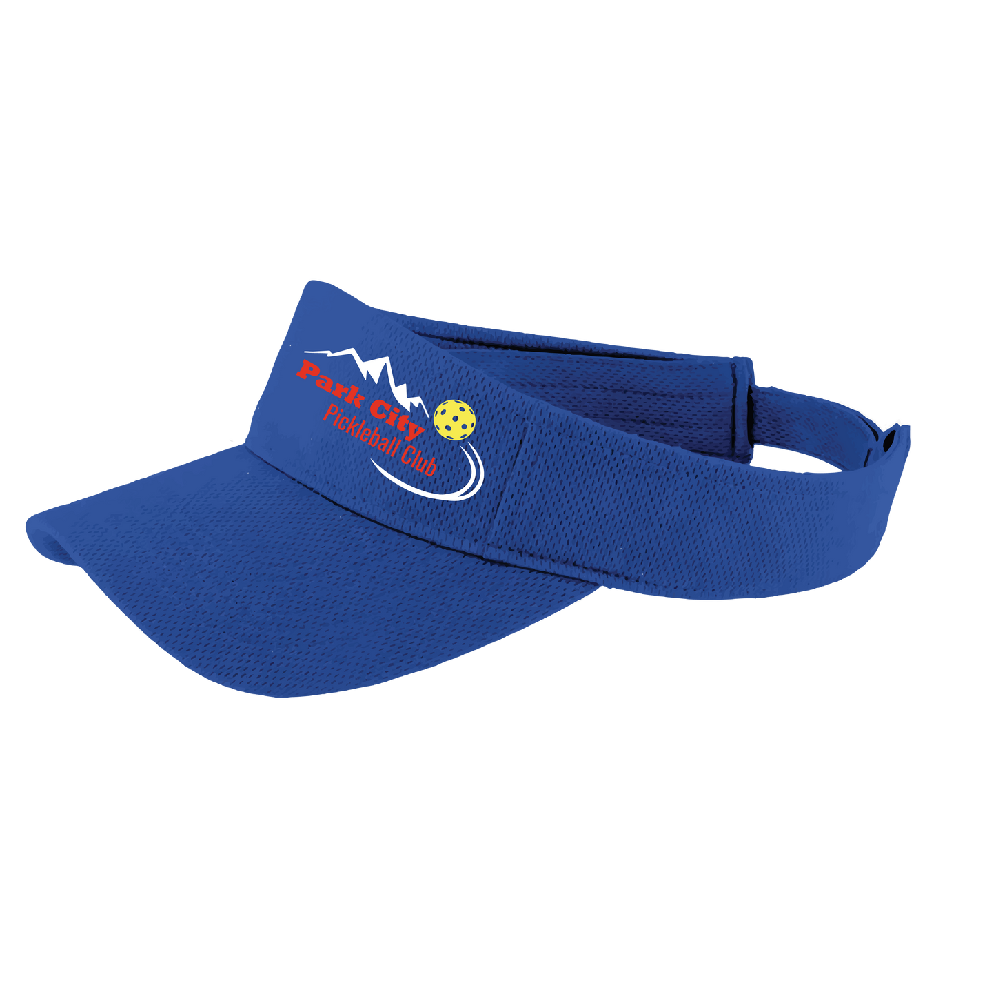 Park City Pickleball Club (Customizable) | Pickleball Visors | Moisture Wicking 100% Polyester