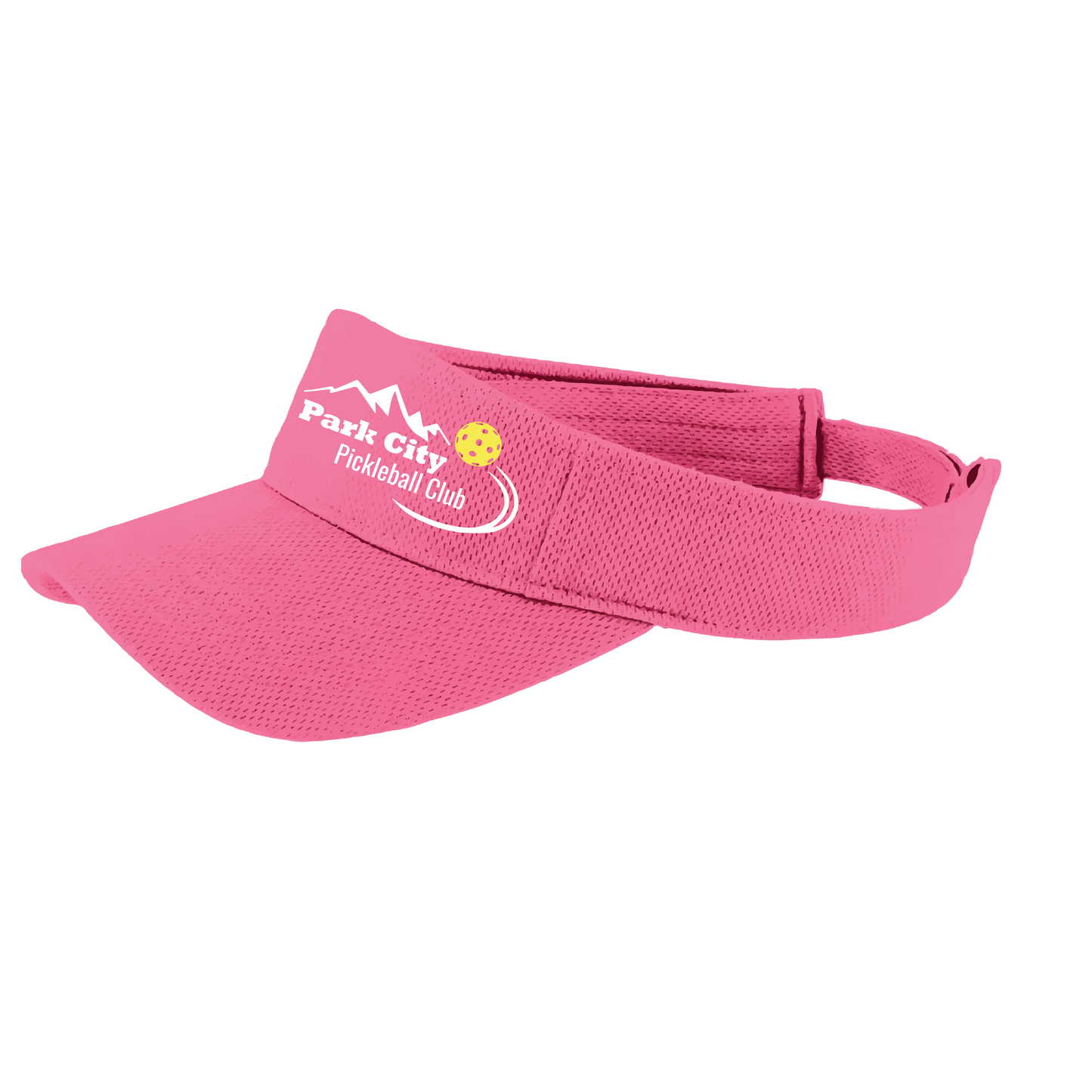 Park City Pickleball Club (Customizable) | Pickleball Visors | Moisture Wicking 100% Polyester