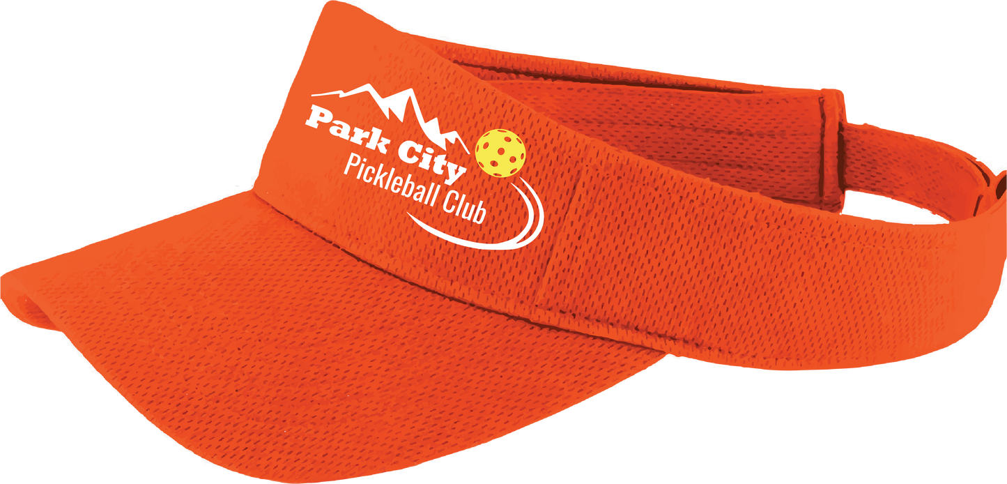 Park City Pickleball Club (Customizable) | Pickleball Visors | Moisture Wicking 100% Polyester