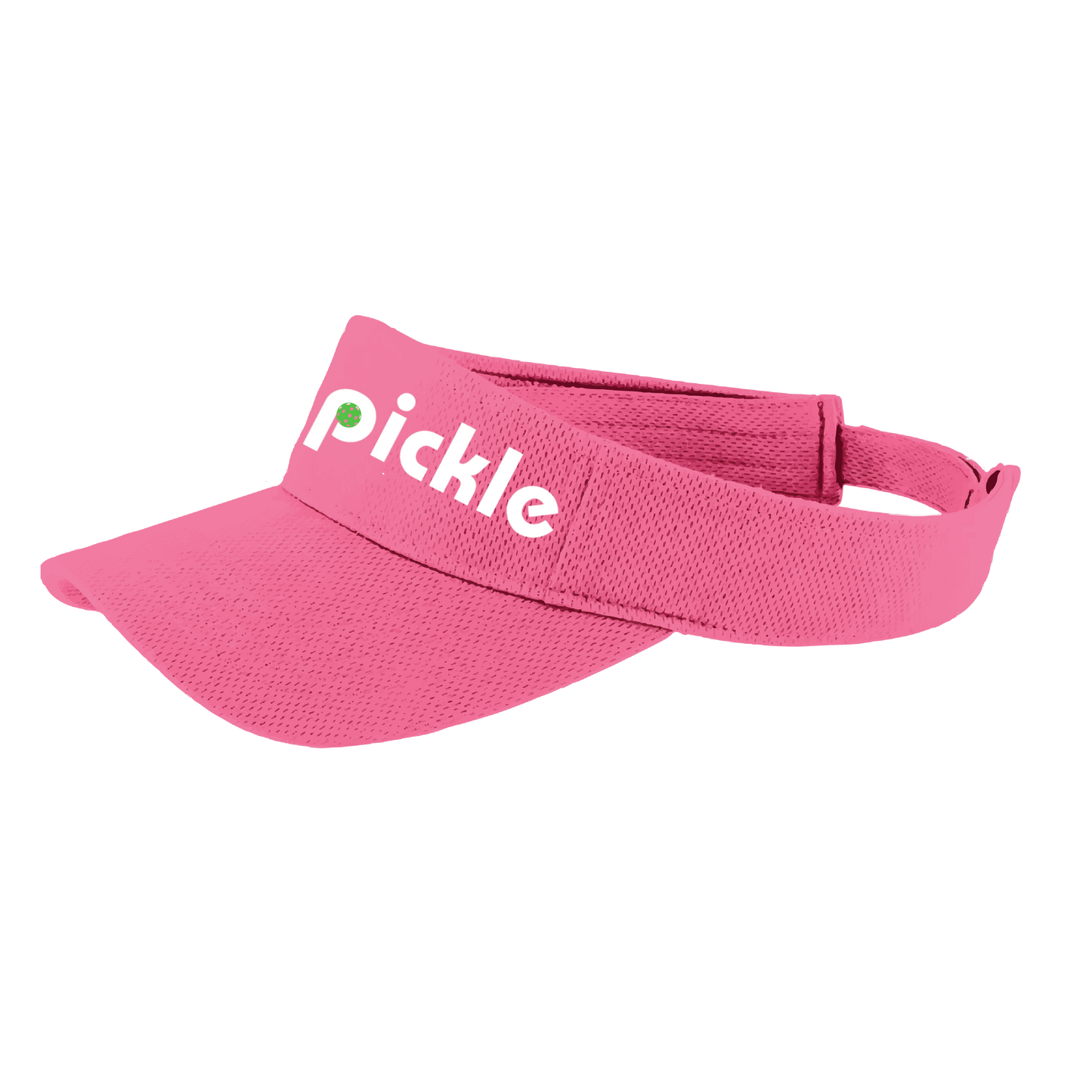 This practical pickleball visor is great for players looking to keep the sun out of their eyes as they focus on the game. Constructed with 100% polyester with closed-hole flat back mesh and PosiCharge Technology, this visor wicks away moisture for added comfort. The back closure is a hook and loop style that adjusts to fit most adults. With this visor, pickleball players can stay comfortable and look great.