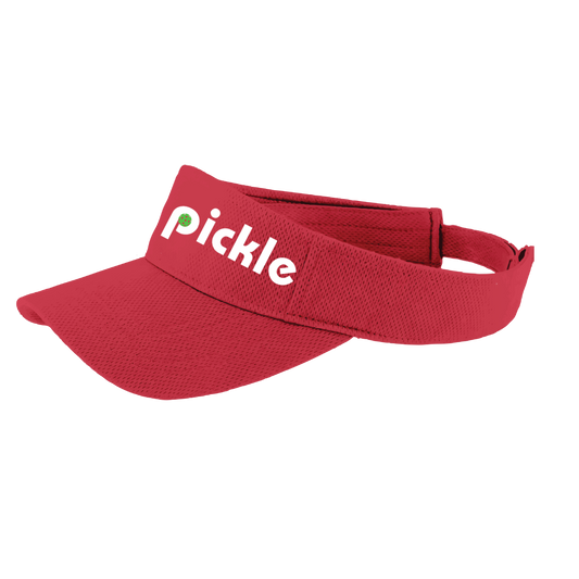 This practical pickleball visor is great for players looking to keep the sun out of their eyes as they focus on the game. Constructed with 100% polyester with closed-hole flat back mesh and PosiCharge Technology, this visor wicks away moisture for added comfort. The back closure is a hook and loop style that adjusts to fit most adults. With this visor, pickleball players can stay comfortable and look great.