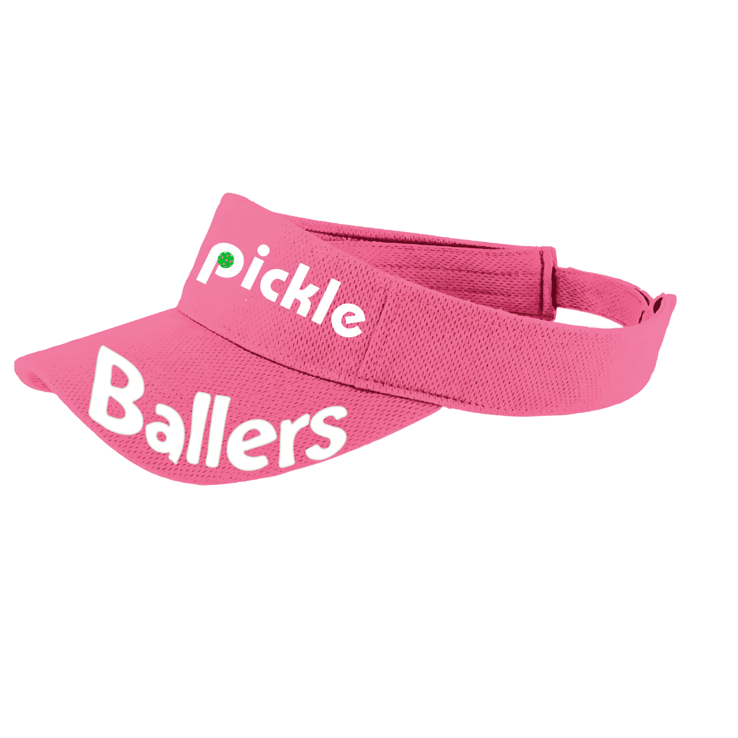Pickle Ballers | Pickleball Visors | Moisture Wicking 100% Polyester