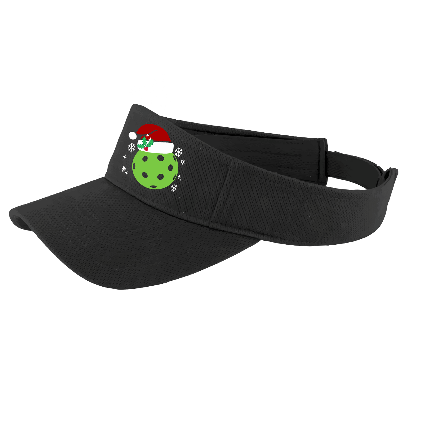 Santa Hat | Pickleball Visors | Moisture Wicking 100% Polyester