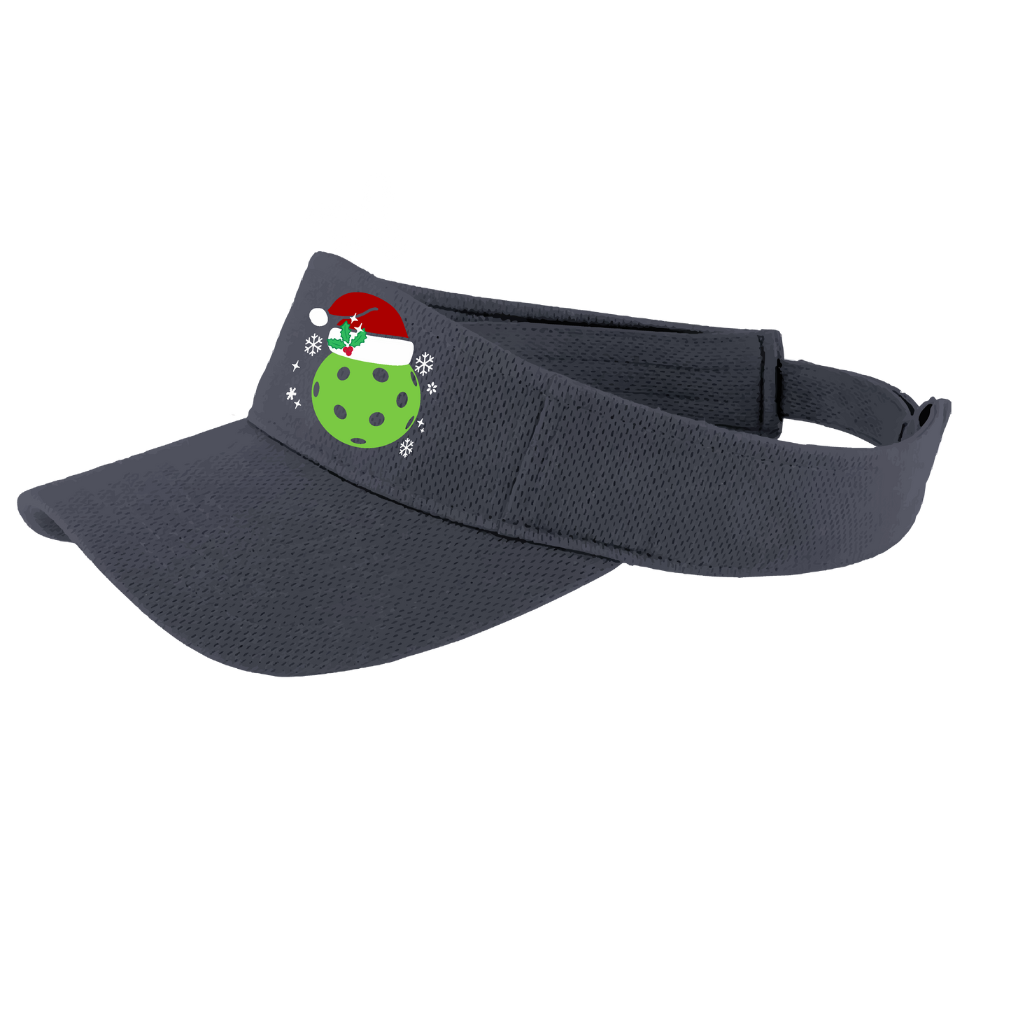 Santa Hat | Pickleball Visors | Moisture Wicking 100% Polyester