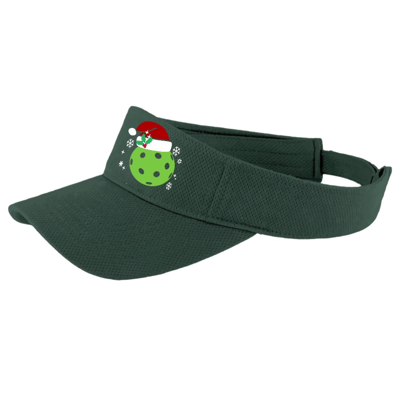 Santa Hat | Pickleball Visors | Moisture Wicking 100% Polyester