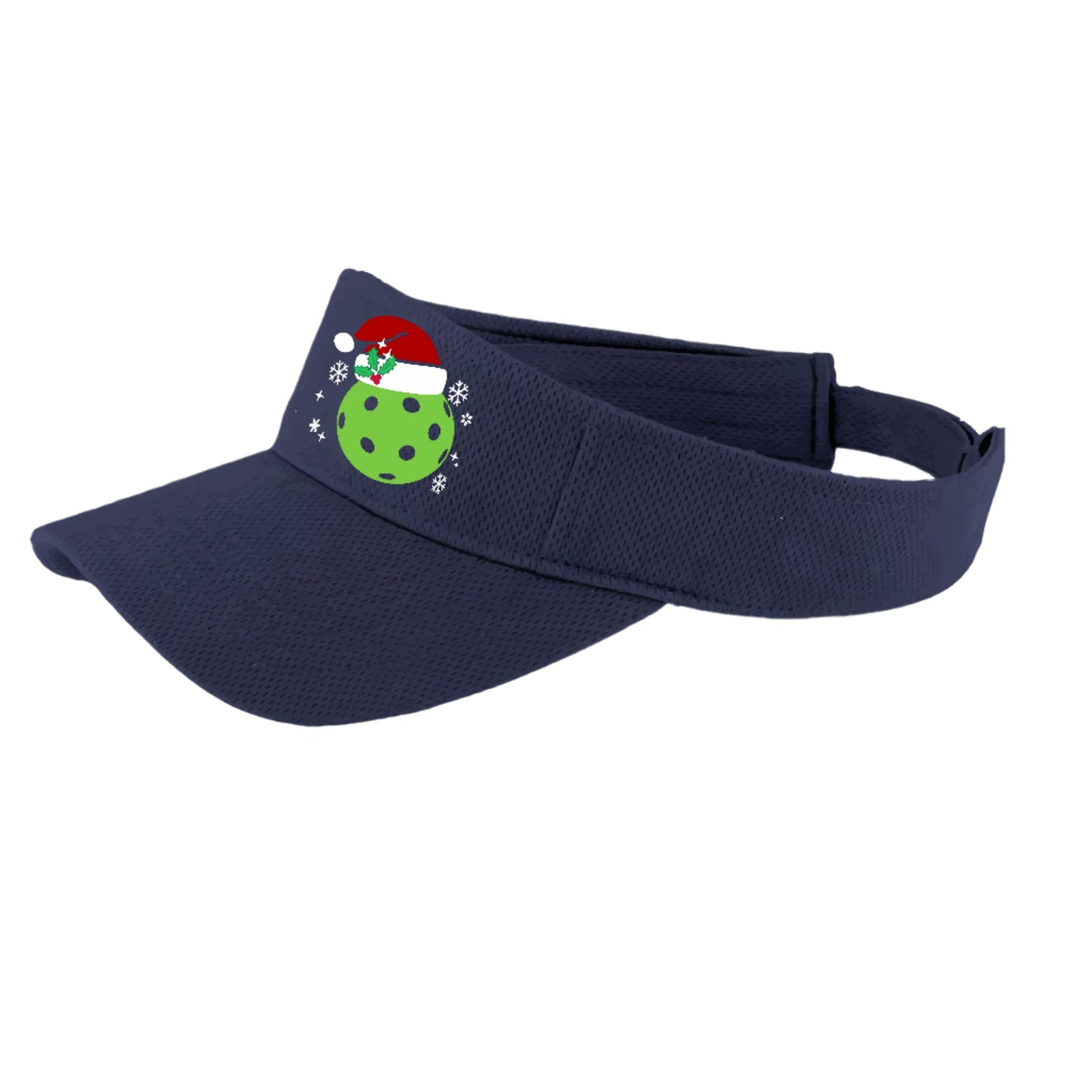 Santa Hat | Pickleball Visors | Moisture Wicking 100% Polyester