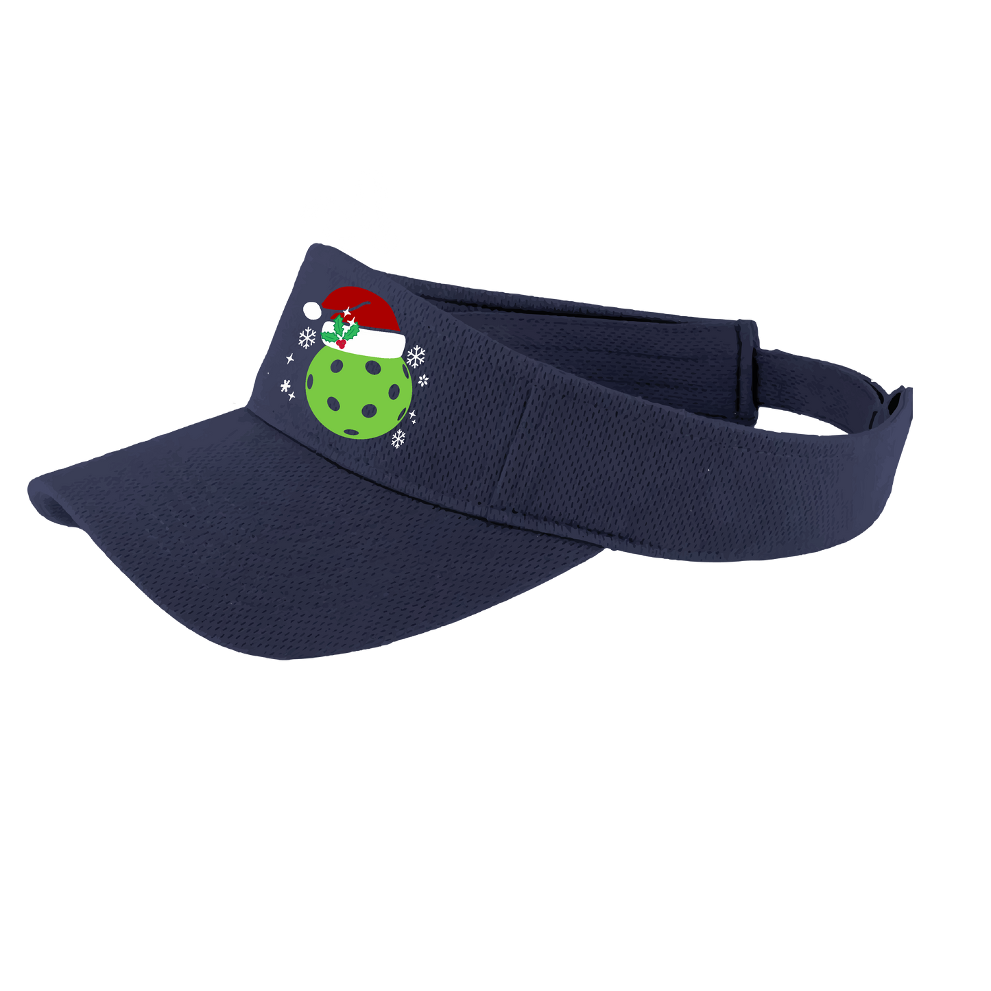 Santa Hat | Pickleball Visors | Moisture Wicking 100% Polyester