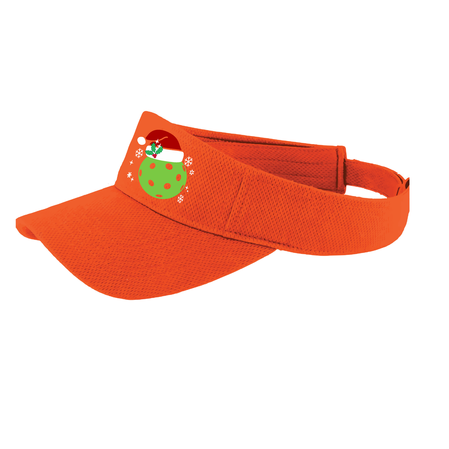 Santa Hat | Pickleball Visors | Moisture Wicking 100% Polyester