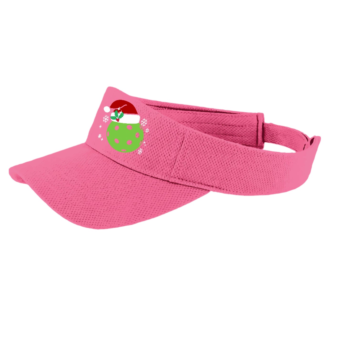 Santa Hat | Pickleball Visors | Moisture Wicking 100% Polyester