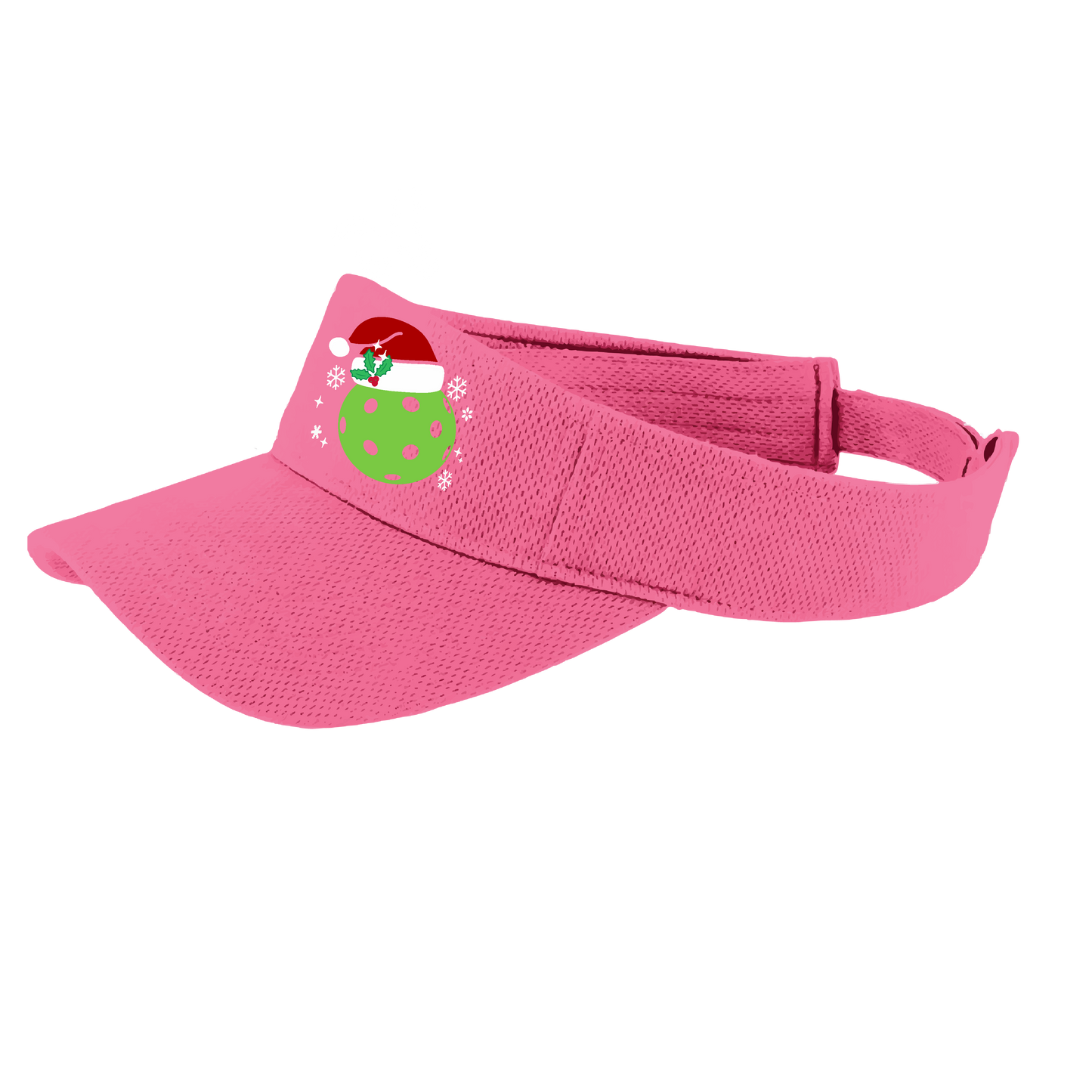 Santa Hat | Pickleball Visors | Moisture Wicking 100% Polyester