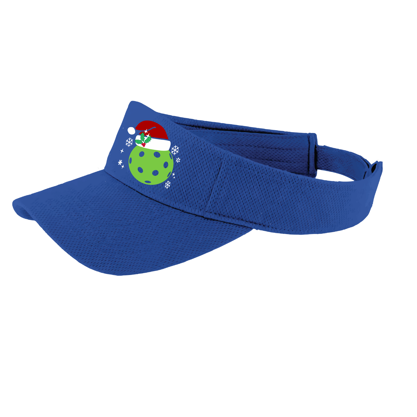 Santa Hat | Pickleball Visors | Moisture Wicking 100% Polyester