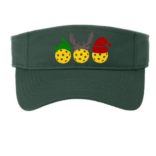 Tis the Season | Pickleball Visors | Moisture Wicking 100% Polyester