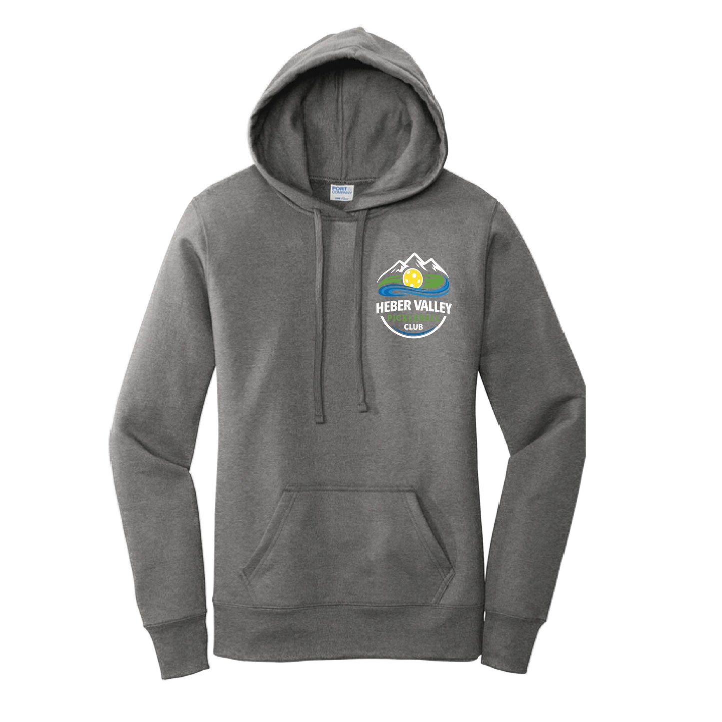 Heber Valley Pickleball Club (Customizable) | Women’s Fitted Hoodie Pickleball Sweatshirt | 50% Cotton 50% Poly Fleece