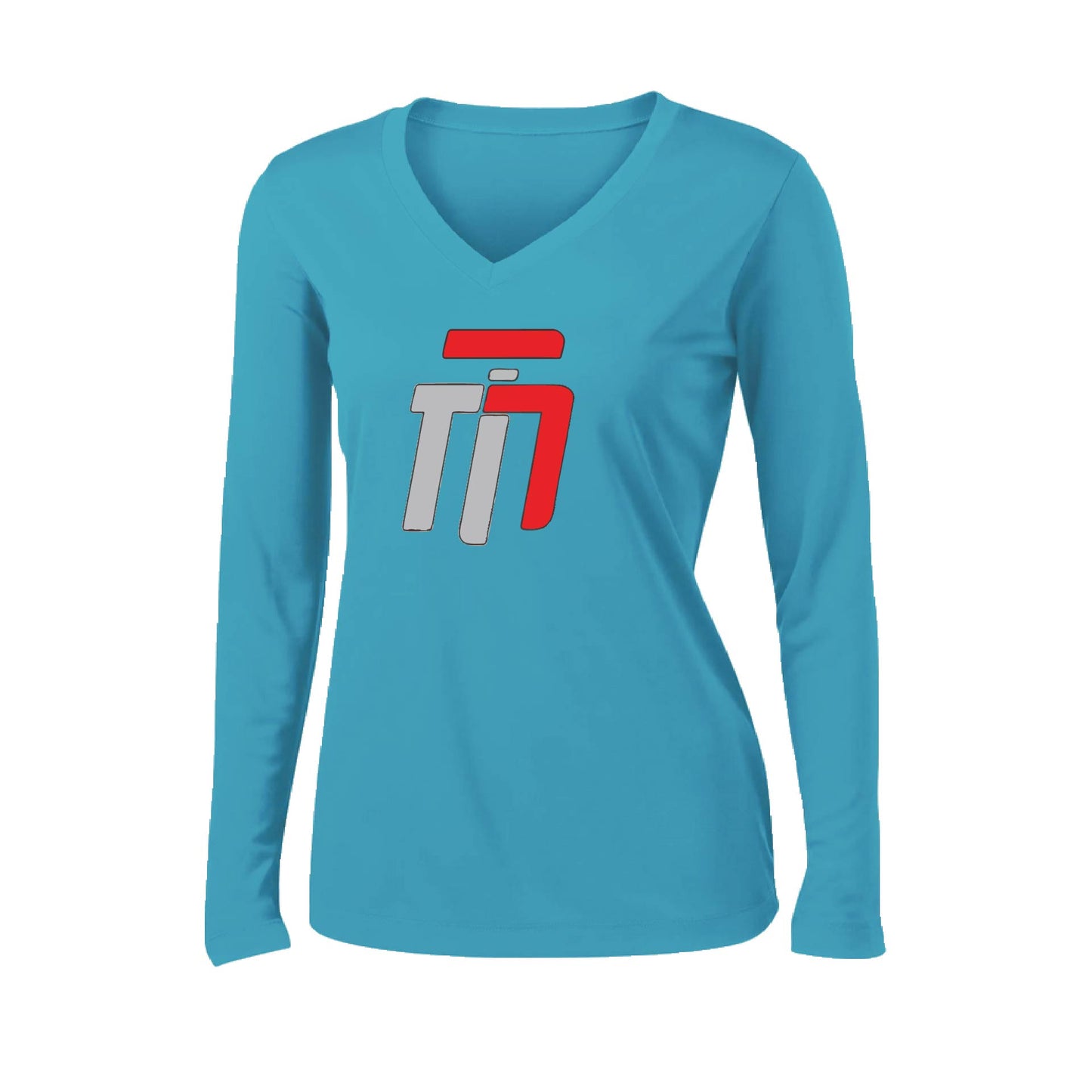 Trumotion | Women’s Long Sleeve V-Neck Karate Performance T-Shirt | 100% Polyester