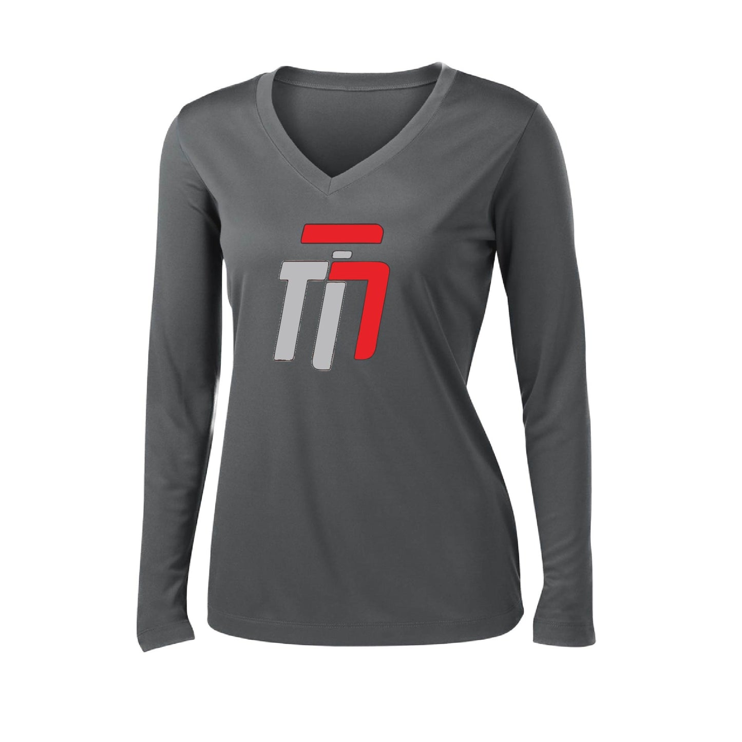 Trumotion | Women’s Long Sleeve V-Neck Karate Performance T-Shirt | 100% Polyester