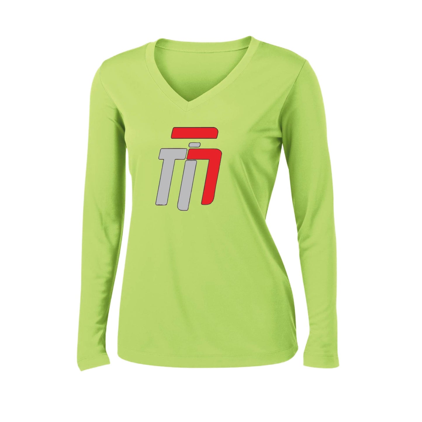 Trumotion | Women’s Long Sleeve V-Neck Karate Performance T-Shirt | 100% Polyester