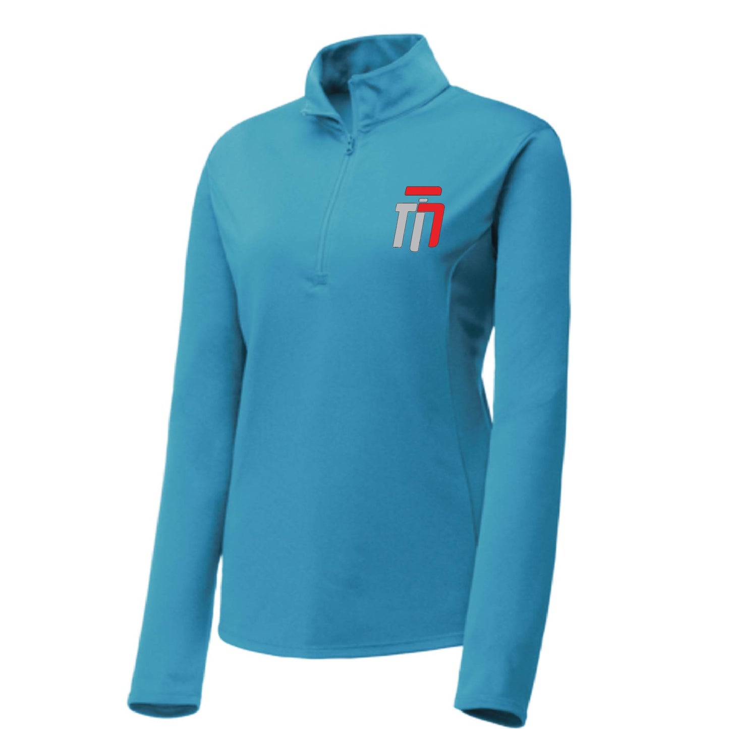 Trumotion  (Pocket) | Women's 1/4 Zip Karate Performance Pullover Shirts | 100% Polyester