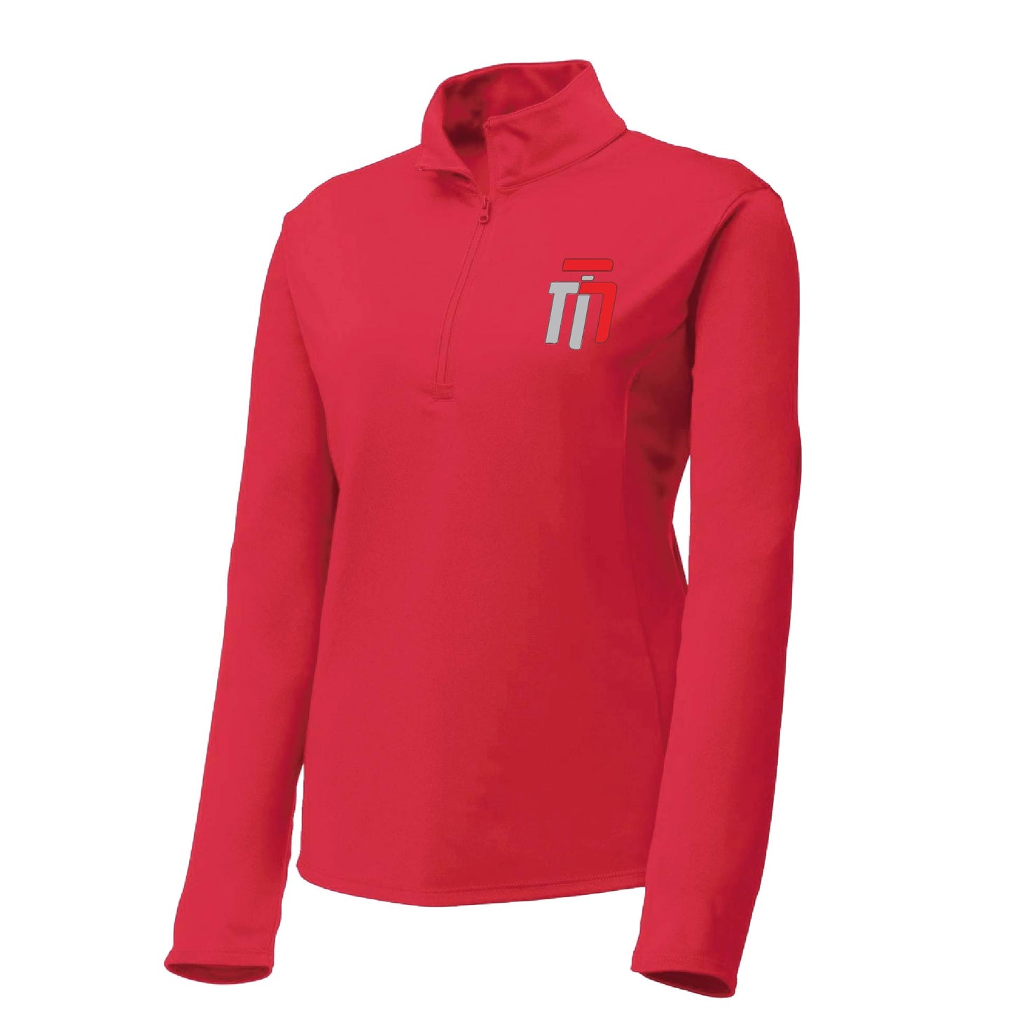 Trumotion  (Pocket) | Women's 1/4 Zip Karate Performance Pullover Shirts | 100% Polyester
