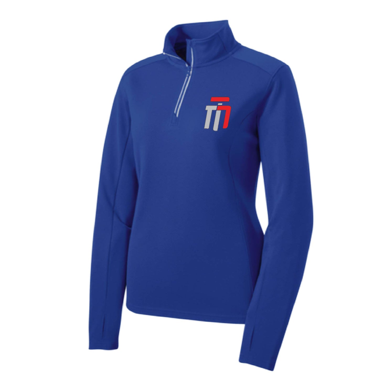 Trumotion  (Pocket) | Women's 1/4 Zip Karate Performance Pullover Shirts | 100% Polyester