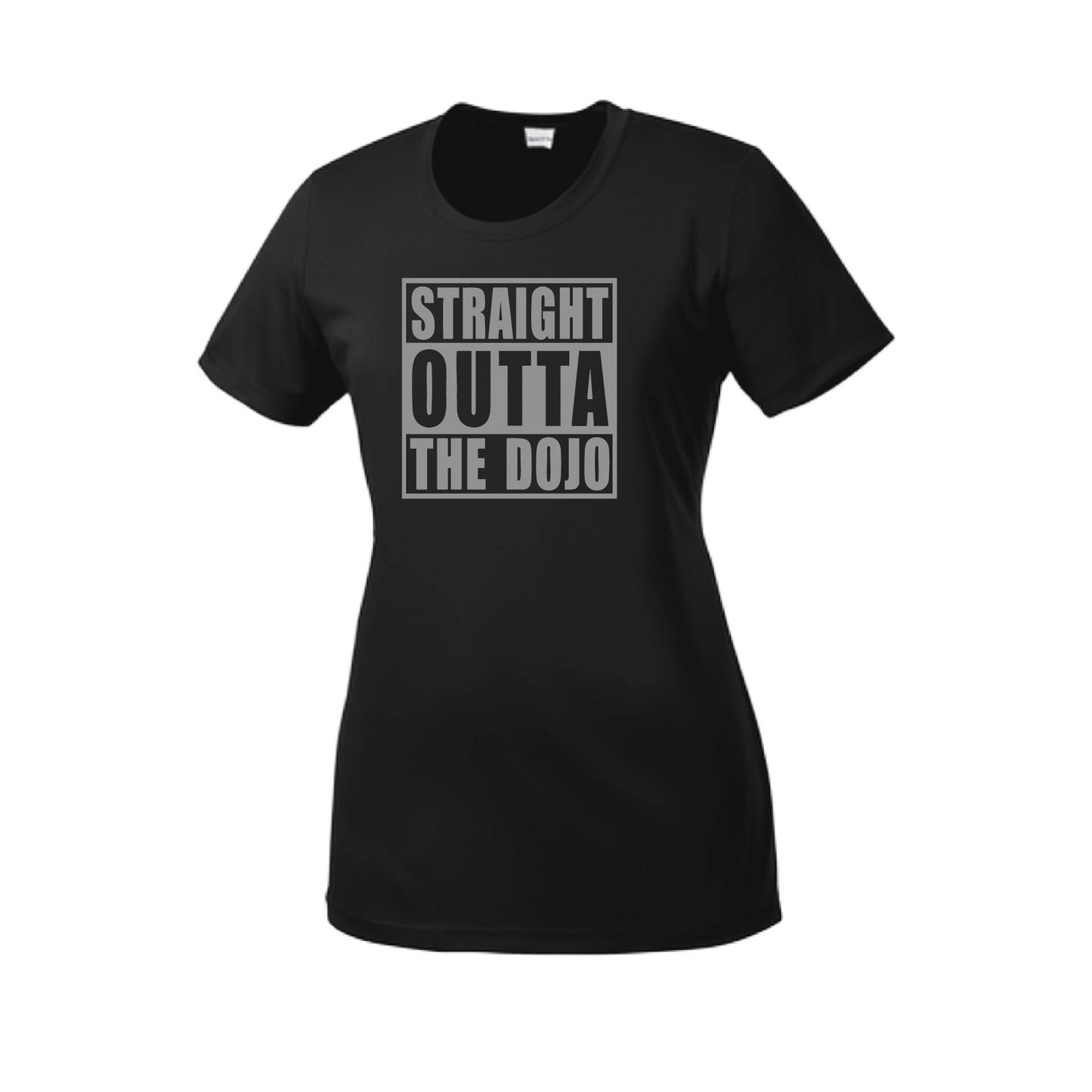 Straight Otta the Dojo | Women's Short Sleeve Karate Crewneck T-Shirts | 100% Polyester