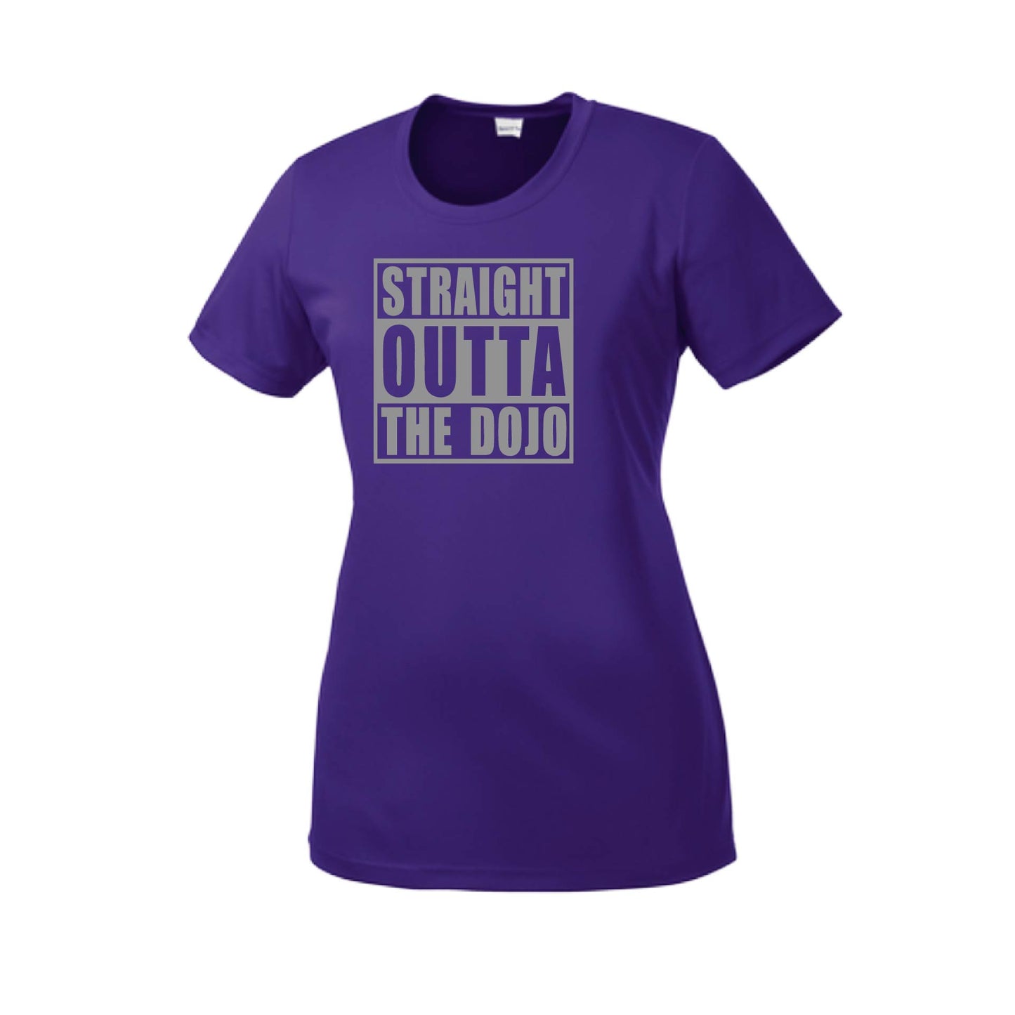 Straight Otta the Dojo | Women's Short Sleeve Karate Crewneck T-Shirts | 100% Polyester