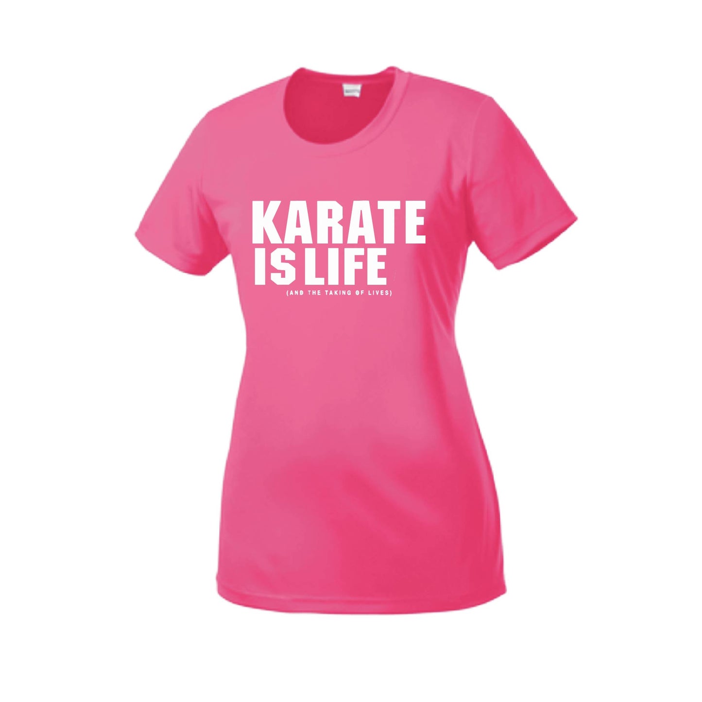 Karate is Life | Women's Short Sleeve Karate Crewneck T-Shirts | 100% Polyester