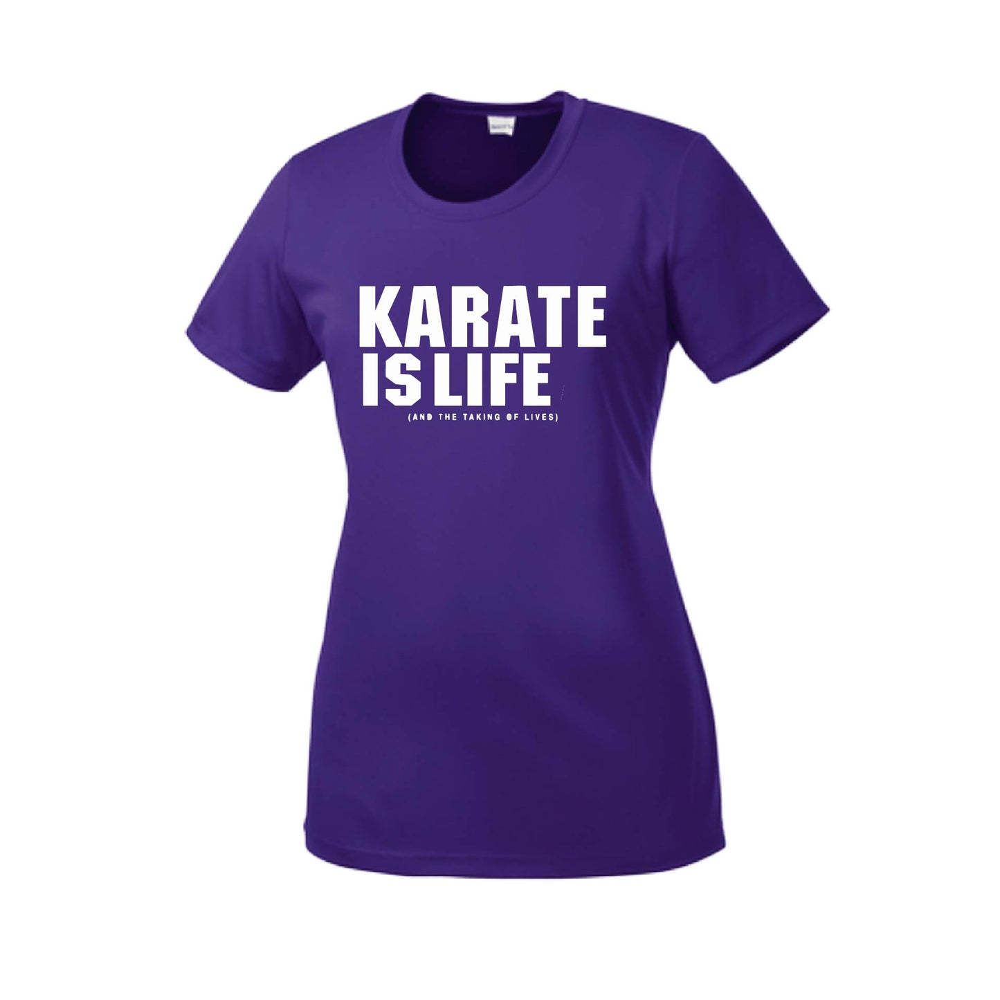 Karate is Life | Women's Short Sleeve Karate Crewneck T-Shirts | 100% Polyester