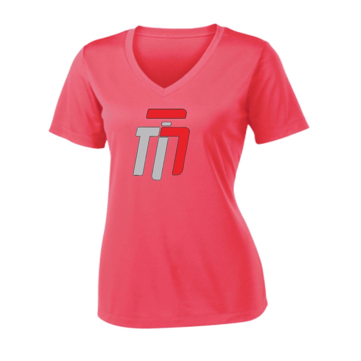 Trumotion | Women's Short Sleeve V-Neck Karate Performance T-Shirts | 100% Polyester