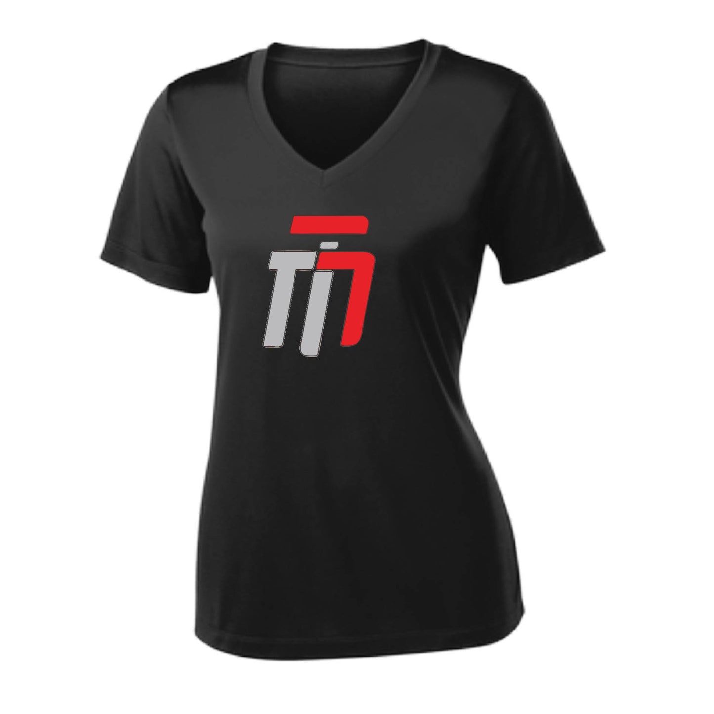 Trumotion | Women's Short Sleeve V-Neck Karate Performance T-Shirts | 100% Polyester