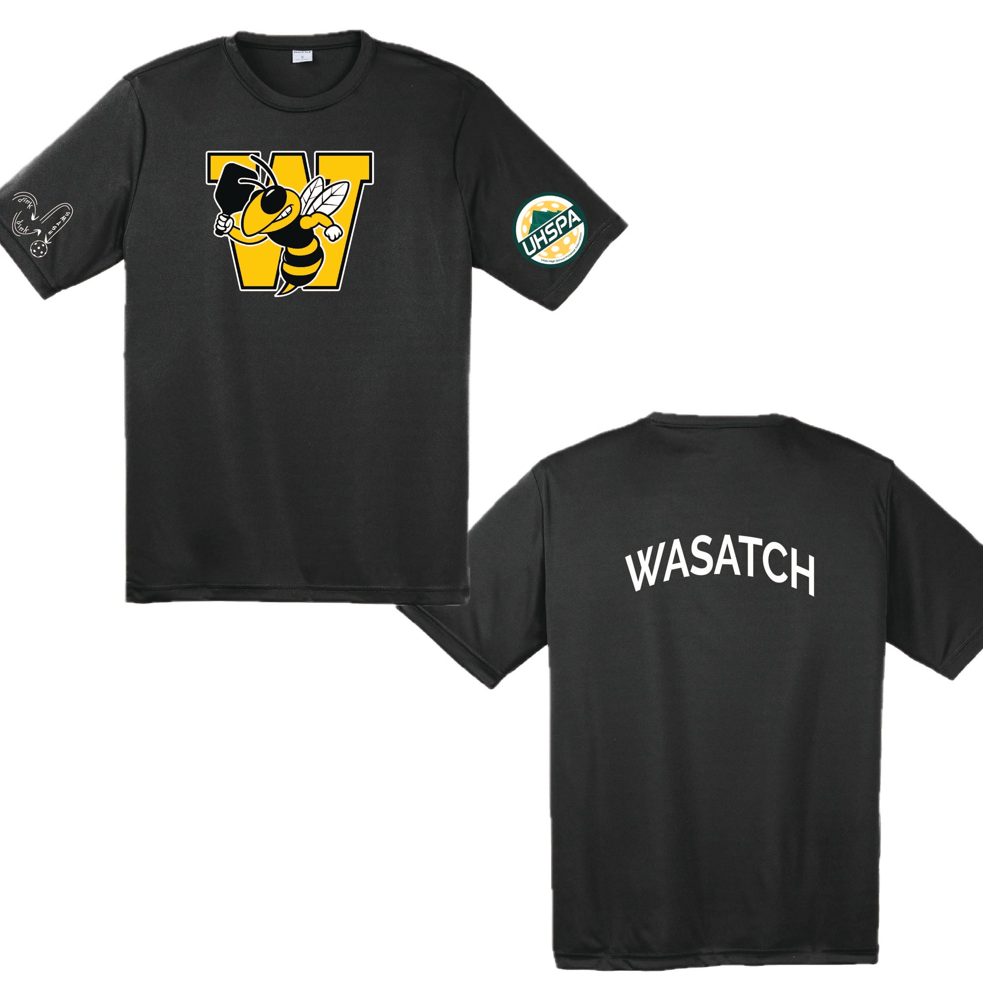 Wasatch High USHPA | Men's Short Sleeve Crewneck T-Shirts | 100% Polyester