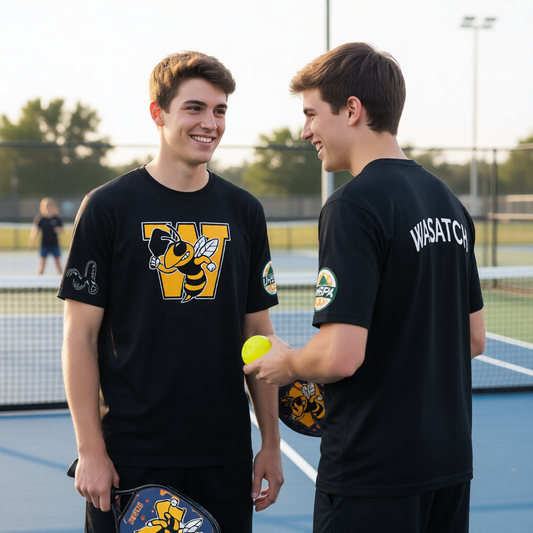 Wasatch High USHPA | Men's Short Sleeve Crewneck T-Shirts | 100% Polyester
