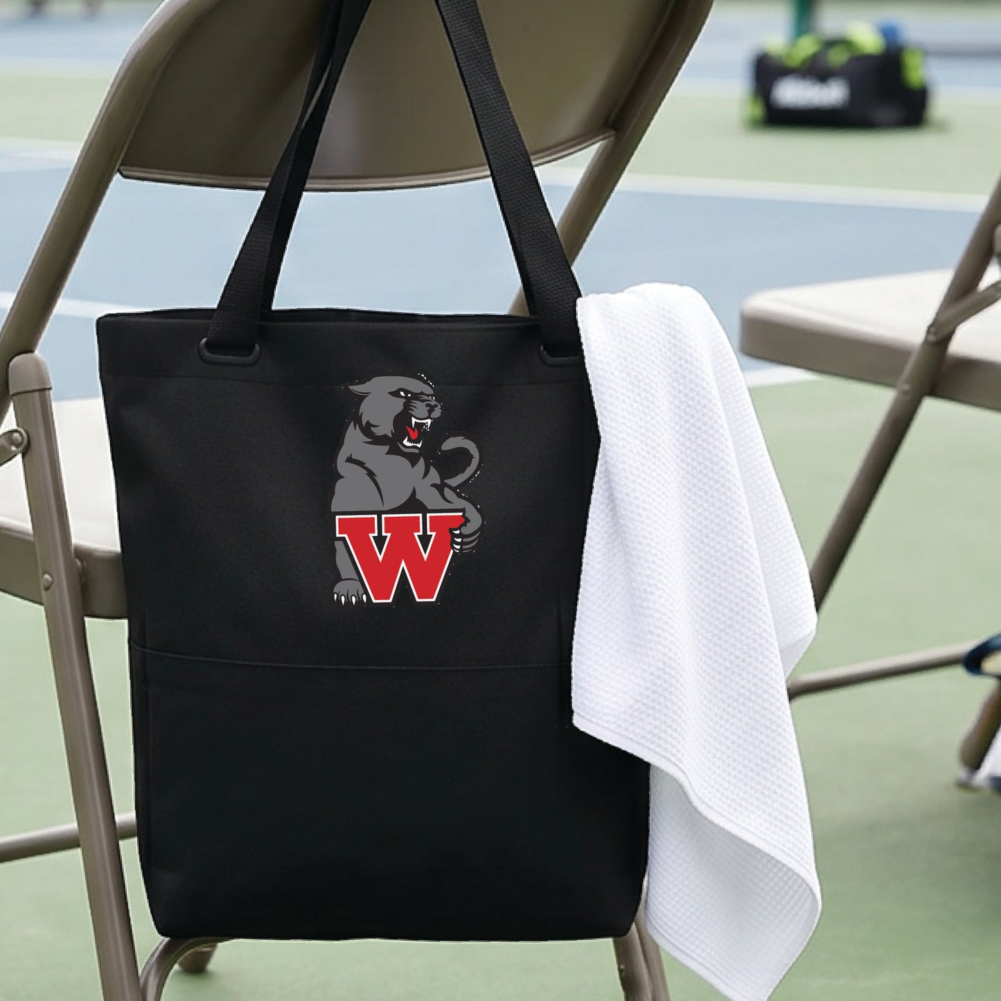 West High School Pickleball Tote Bag Sports Tote for Pickleball Players Gift Court Carryall Team Gift
