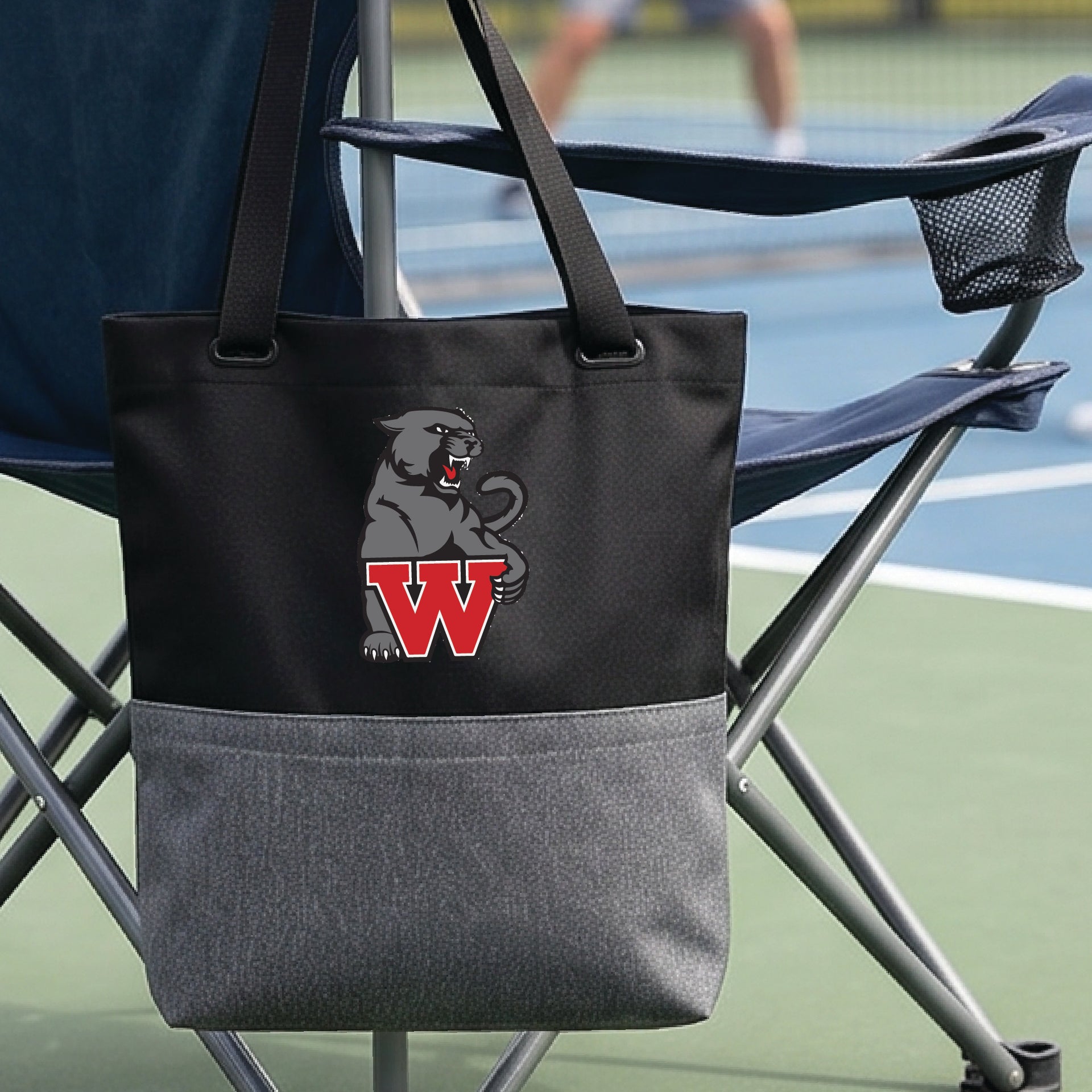 West High School Pickleball Tote Bag Sports Tote for Pickleball Players Gift Court Carryall Team Gift