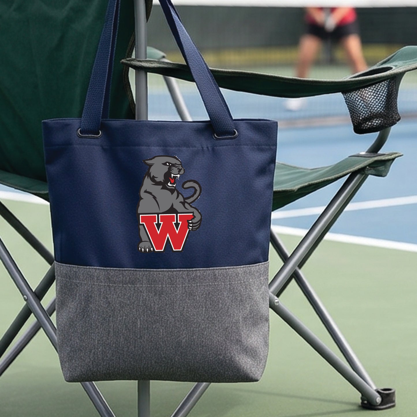 West High School Pickleball Tote Bag Sports Tote for Pickleball Players Gift Court Carryall Team Gift
