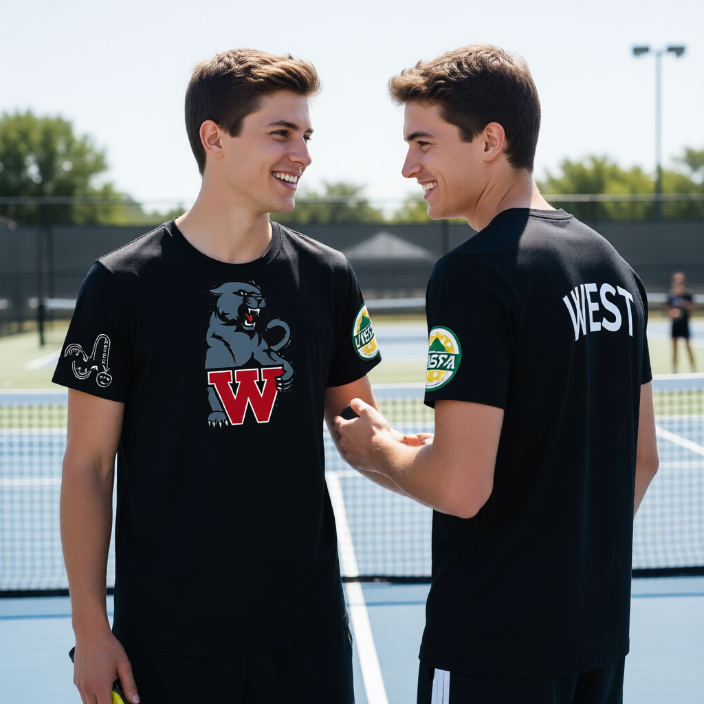 West High USHPA | Men's Short Sleeve Crewneck T-Shirts | 100% Polyester