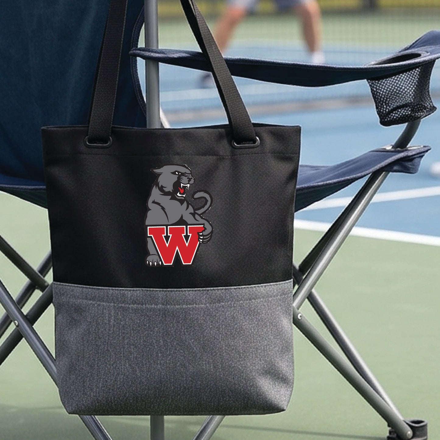 West High School Pickleball Tote Bag Sports Tote for Pickleball Players Gift Court Carryall Team Gift