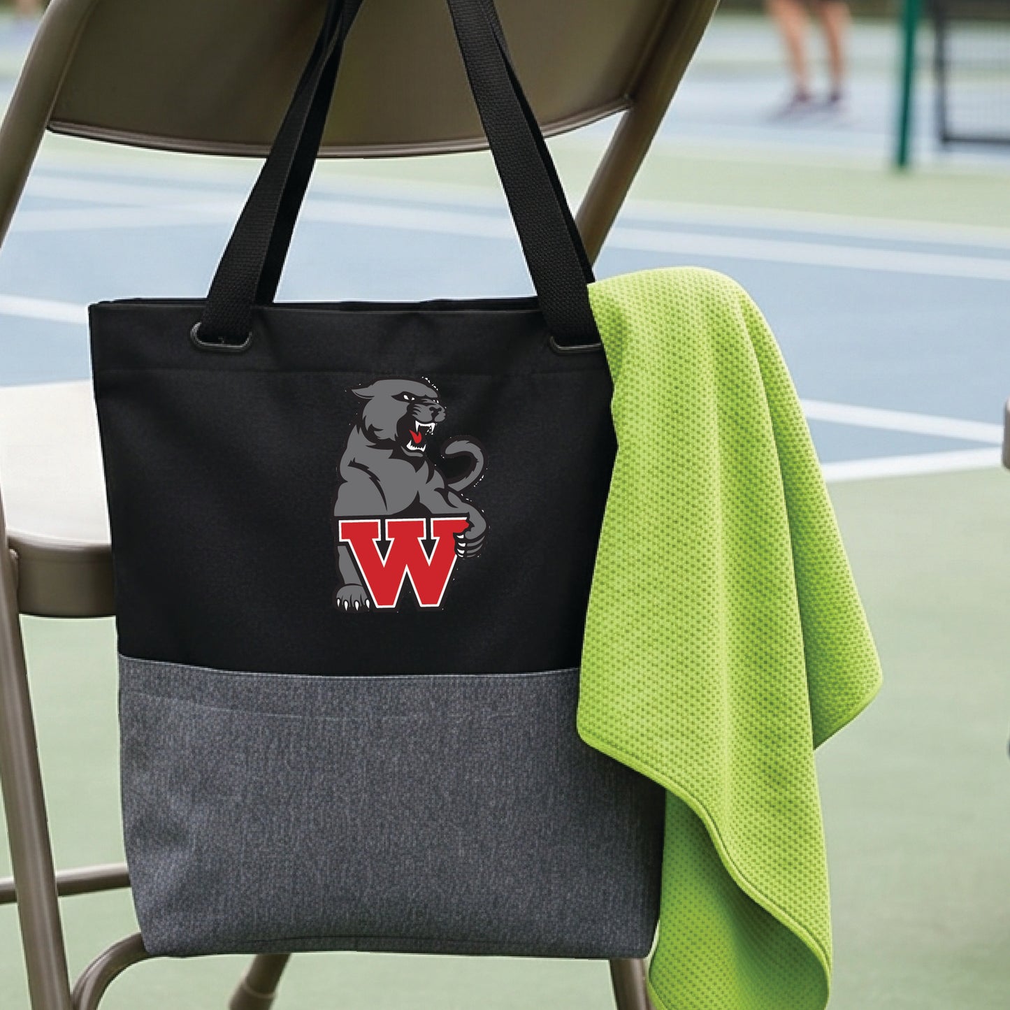 West High School Pickleball Tote Bag Sports Tote for Pickleball Players Gift Court Carryall Team Gift