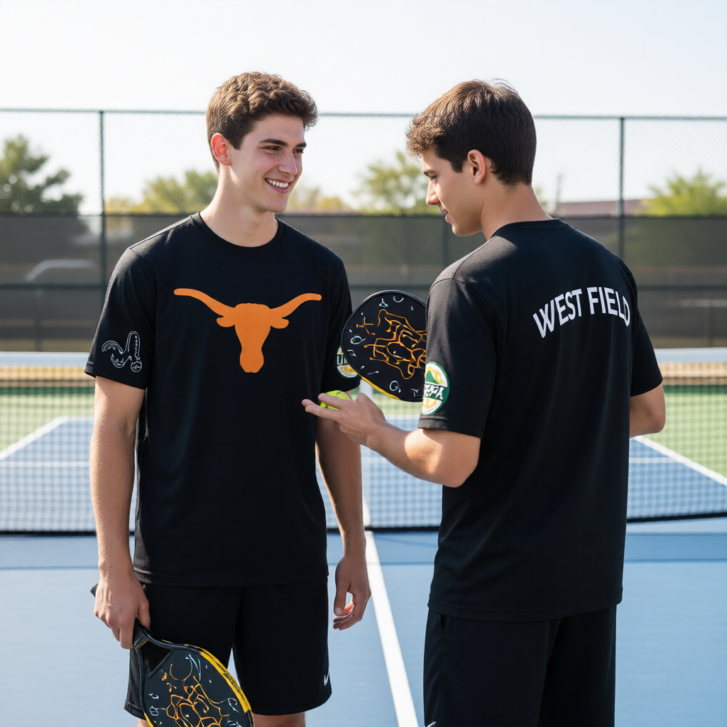 West Field High USHPA | Men's Short Sleeve Crewneck T-Shirts | 100% Polyester