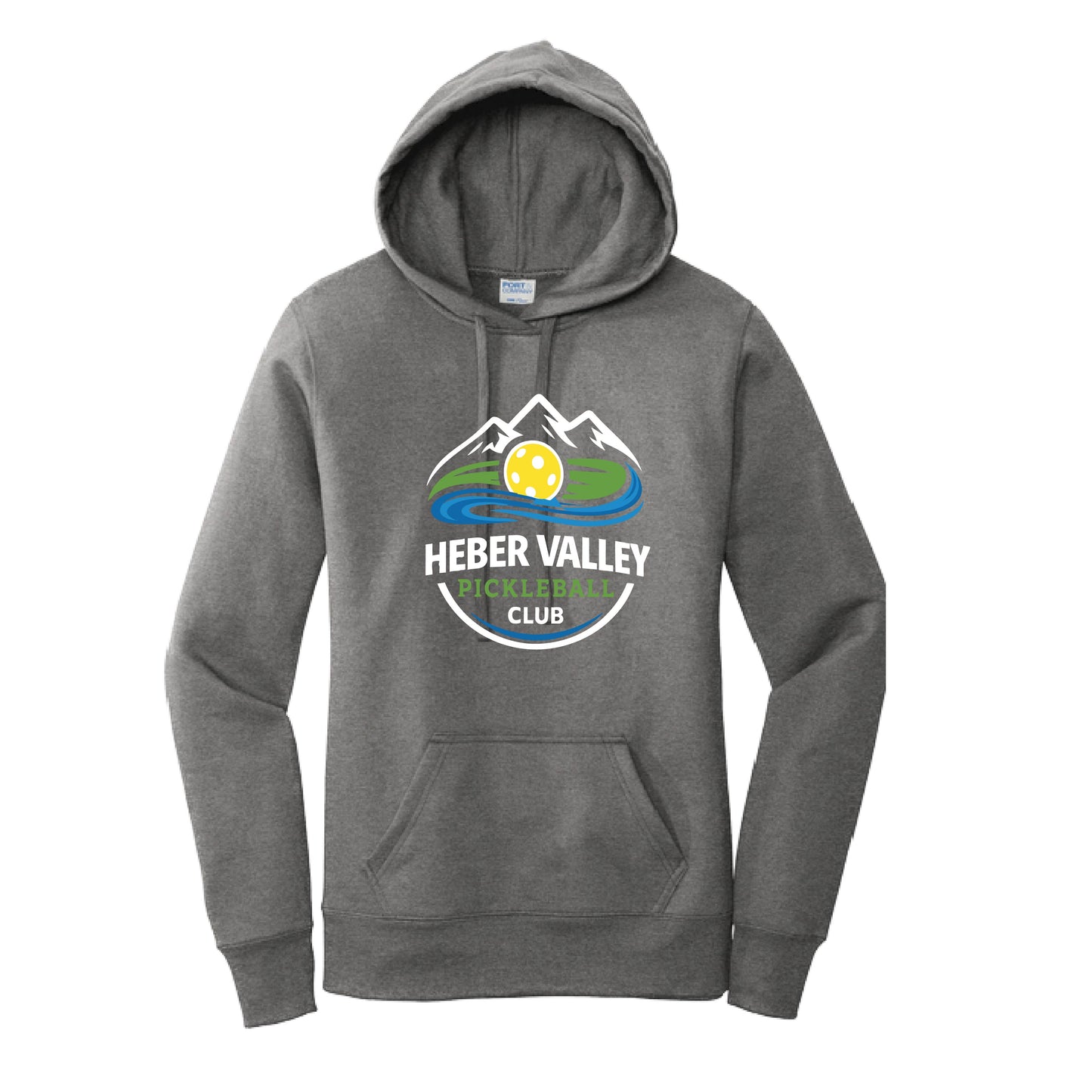Heber Valley Pickleball Club (Customizable) | Women’s Fitted Hoodie Pickleball Sweatshirt | 50% Cotton 50% Poly Fleece