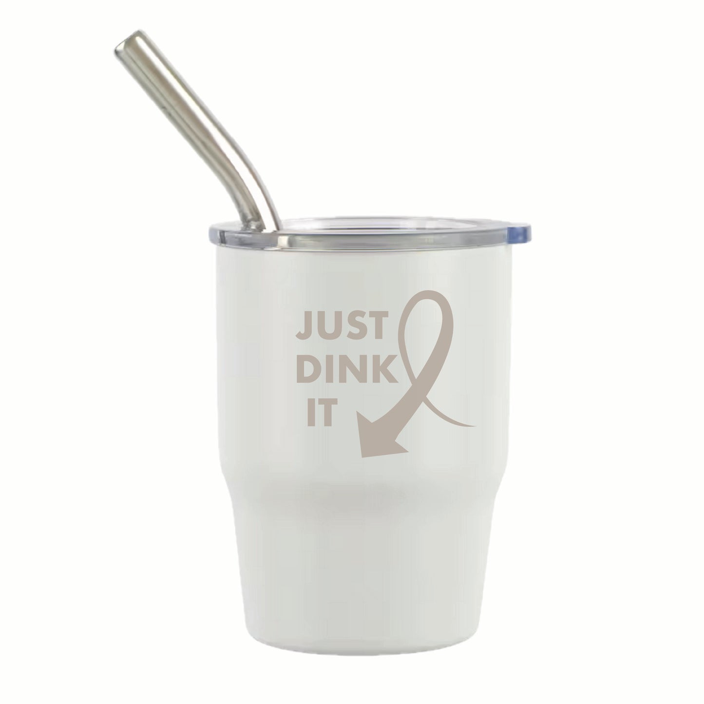 Pickleball "Here's to You" 3 oz Steel Tumblers | Party Favors Celebration Designs  | Fun Pickleball Gifts