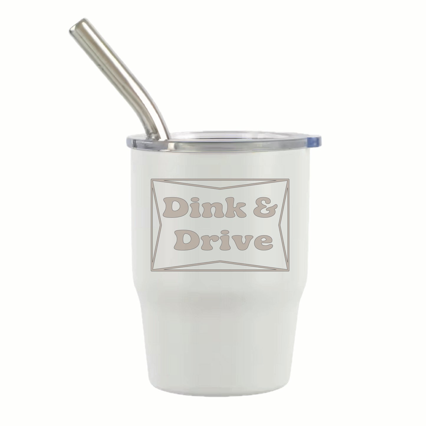 Pickleball "Here's to You" 3 oz Steel Tumblers | Party Favors Celebration Designs  | Fun Pickleball Gifts