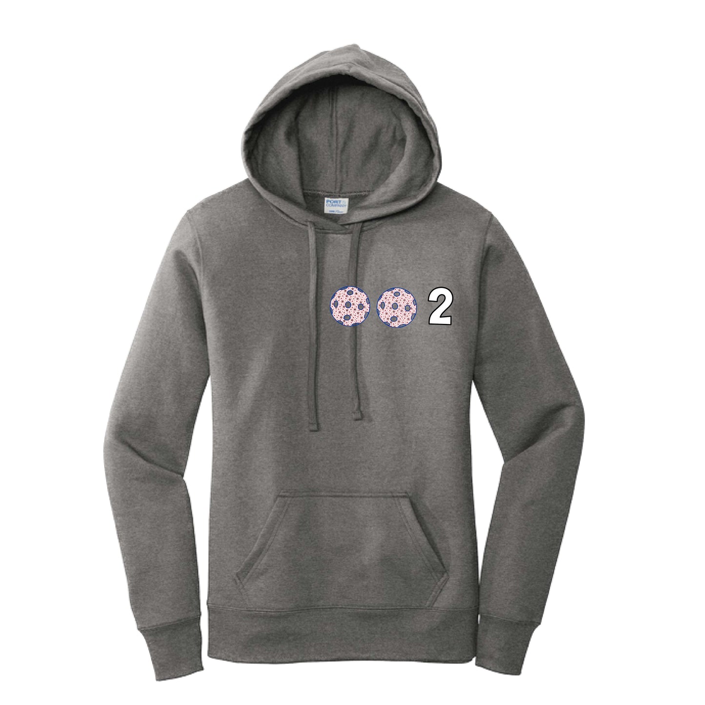 002 (Customizable 10 Pickleball Colors) | Women’s Fitted Hoodie Pickleball Sweatshirt | 50% Cotton 50% Poly Fleece