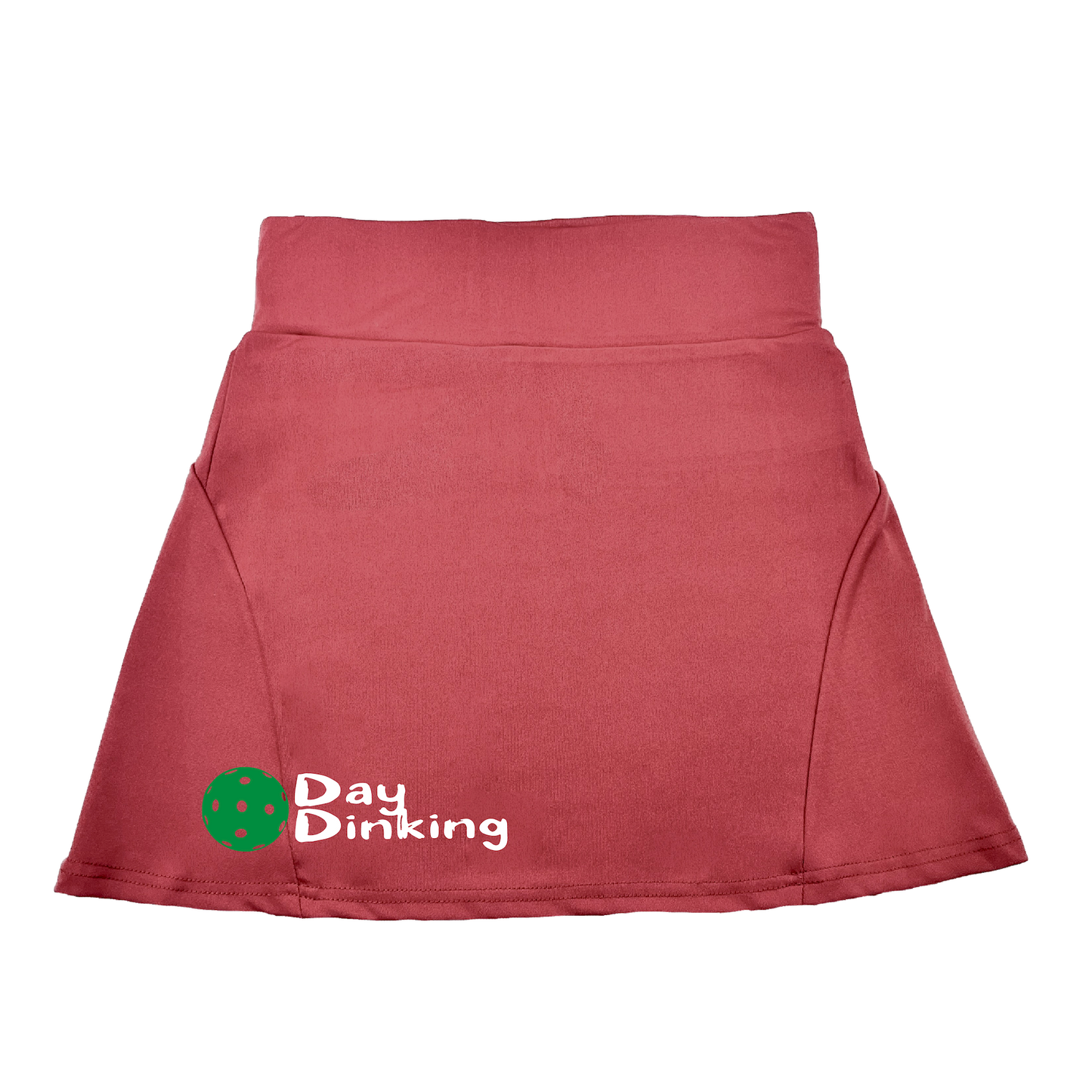 Day Dinking With Pickleballs (Colors Red, Green, Orange) | Women's Flirty Pickleball Skort