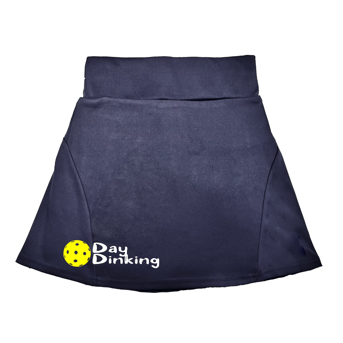 Pickleball Flirty Skort in White, Yellow or Pink.  These flirty skorts have a flat mid-rise waistband with a 3-inch waistband.  Light weight without being see through and the material wicks away moisture quickly.  Flirty pleats in the back with inner shorts for free movement and stylish coverage on the courts.  A functional zipper pocket on the back and two built in pockets on the shorts for convenient storage. The rear pleats are what make these skorts fabulous!  