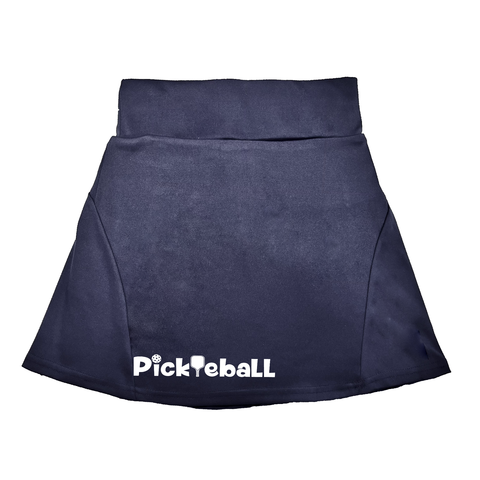 Pickleball Flirty Skort Design:  Pickleball (Horizontal)  These flirty skorts have a flat mid-rise waistband with a 3 inch waistband.  Light weight without being see through and the material wicks away moisture quickly.  Flirty pleats in the back with inner shorts for free movement and stylish coverage on the courts.  A functional zipper pocket on the back and two built in pockets on the shorts for convenient storage. 