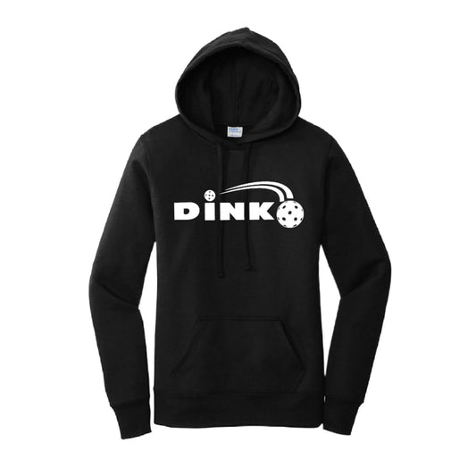 Dink | Women’s Fitted Hoodie Pickleball Sweatshirt | 50% Cotton 50% Poly Fleece