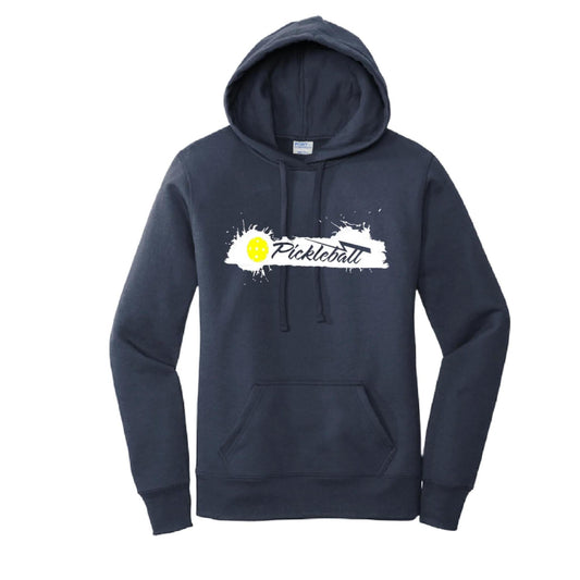 Extreme Pickleball | Women’s Fitted Hoodie Pickleball Sweatshirt | 50% Cotton 50% Poly Fleece