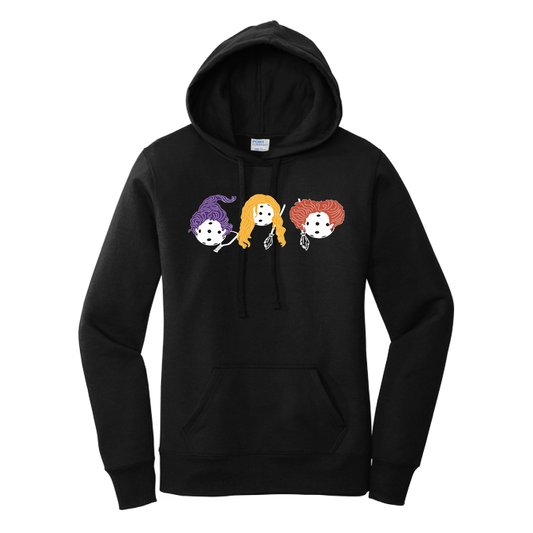 Hocus Pocus | Women’s Fitted Hoodie Pickleball Sweatshirt | 50% Cotton 50% Poly Fleece